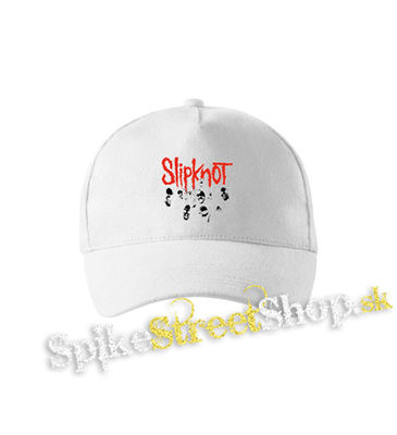 SLIPKNOT - Band - biela šiltovka