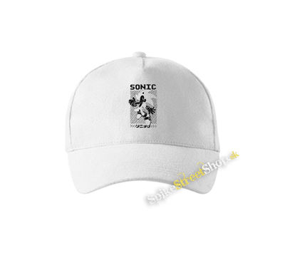SONIC THE HEDGEHOG - Ježko Sonic - biela šiltovka