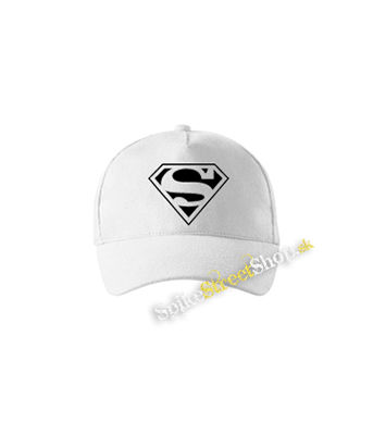 SUPERMAN - Logo - biela šiltovka