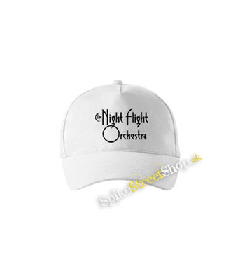 THE NIGHT FLIGHT ORCHESTRA - Logo - biela šiltovka