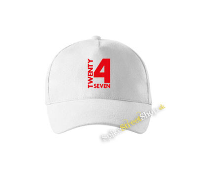 TWENTY FOR SEVEN - Logo - biela šiltovka