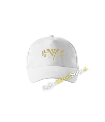 VAN HALEN - Logo Gold Circle - biela šiltovka