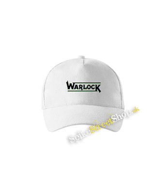 WARLOCK - Logo - biela šiltovka