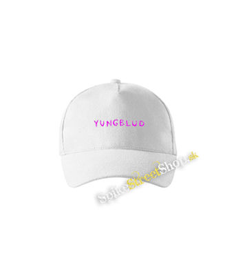 YUNGBLUD - Pink Logo - biela šiltovka