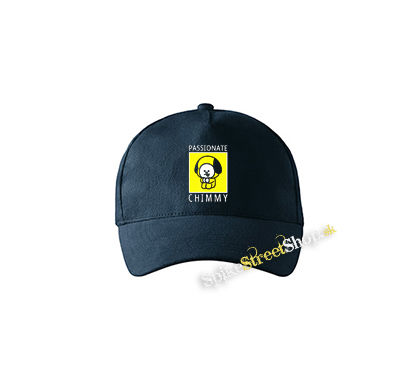 BT21 - Passionate Chimmy NA ČIERNE - tmavomodrá šiltovka