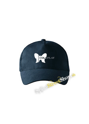 COLDPLAY - Butterfly Logo - tmavomodrá šiltovka