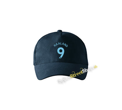 ERLING HAALAND - 9 BLUE - tmavomodrá šiltovka