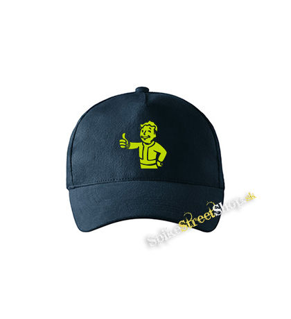FALLOUT - Vault Boy Green - tmavomodrá šiltovka
