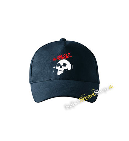 GORILLAZ - Skull - tmavomodrá šiltovka