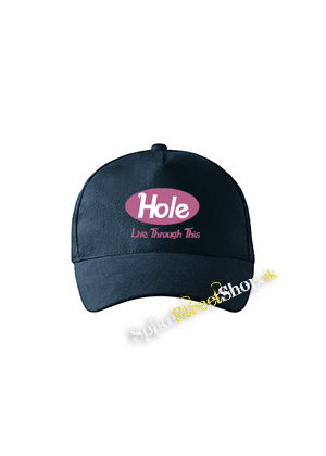 HOLE - Live Through This - tmavomodrá šiltovka