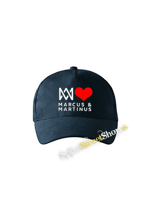 I LOVE MARCUS & MARTINUS - Motive 1 - tmavomodrá šiltovka