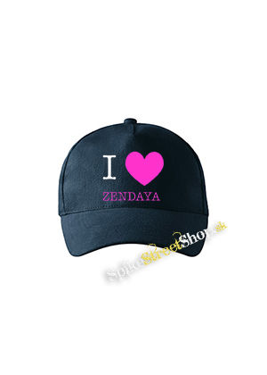 I LOVE ZENDAYA - tmavomodrá šiltovka