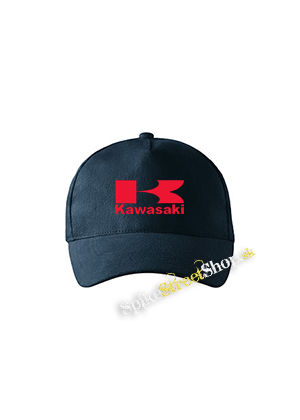 KAWASAKI - Logo - tmavomodrá šiltovka
