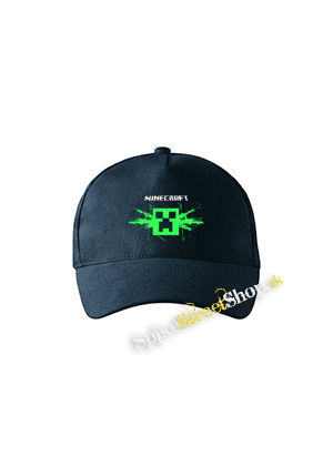 MINECRAFT - Gun - tmavomodrá šiltovka