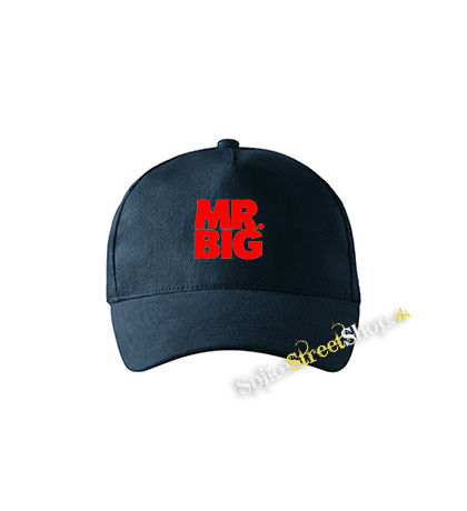 MR BIG - Logo Red White - tmavomodrá šiltovka