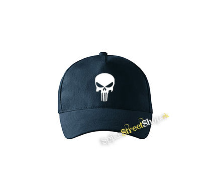 PUNISHER - Skull - tmavomodrá šiltovka