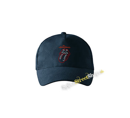 ROLLING STONES - Custom Tongue - tmavomodrá šiltovka