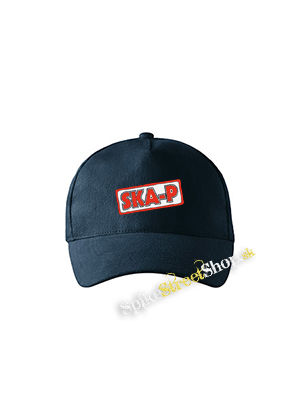 SKA-P - Red Logo - tmavomodrá šiltovka