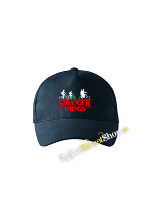 STRANGER THINGS - Bicycle Gang - tmavomodrá šiltovka