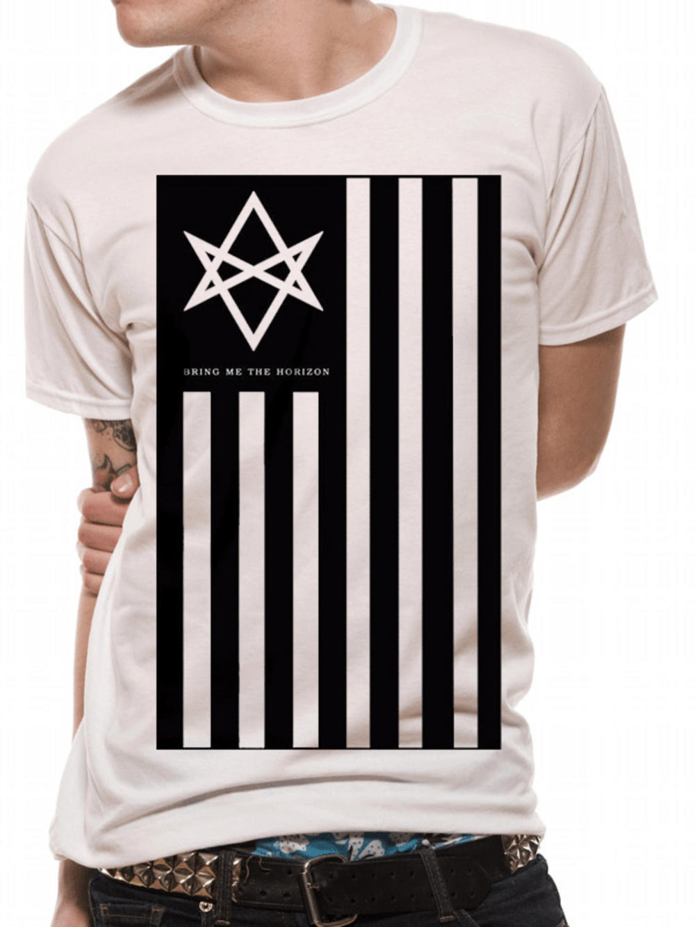 BRING ME THE HORIZON - Antivisit - biele pánske tričko
