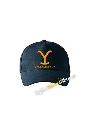 YELLOWSTONE - Logo - tmavomodrá šiltovka