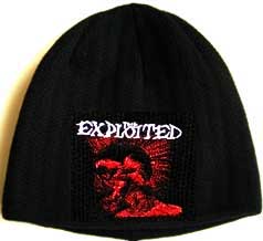 EXPLOITED - čierna zimná čiapka 
