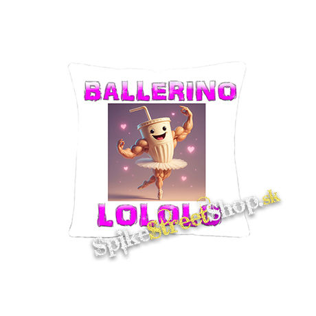BALLERINO LOLOLO na BIELE - vankúš