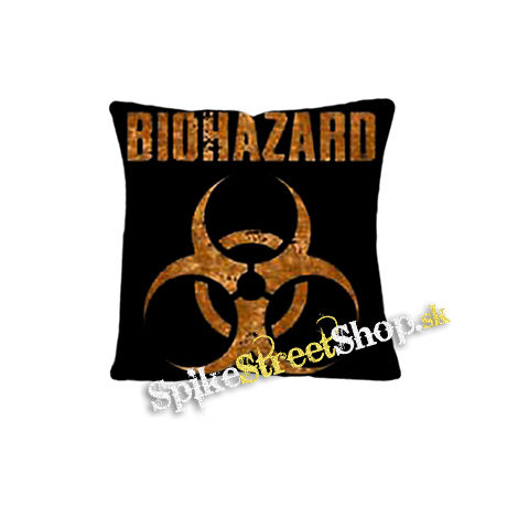 BIOHAZARD - Logo Orange - vankúš