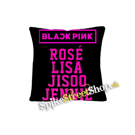BLACKPINK - Logo And Names - vankúš