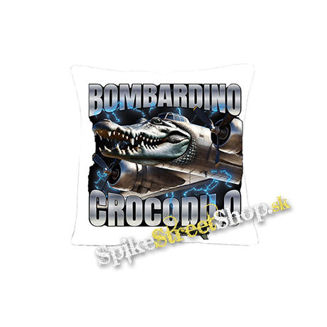 BOMBARDINO CROCODILO - Motive 1 NA BIELE - vankúš