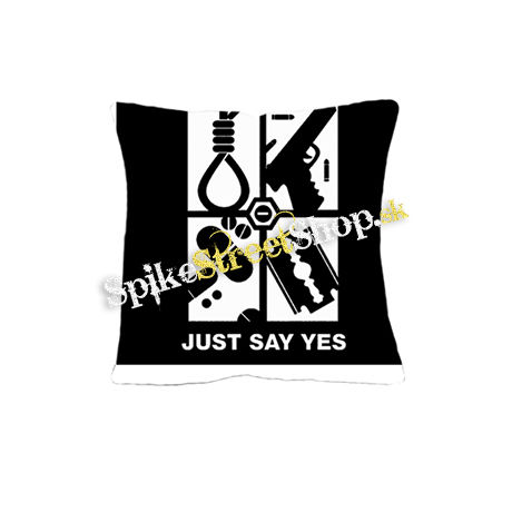 EXPRESS YOURSELF JUST SAY YES - vankúš