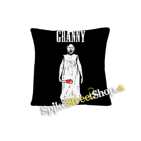 GRANNY HORROR VILLAGE - Logo & Portrait - vankúš