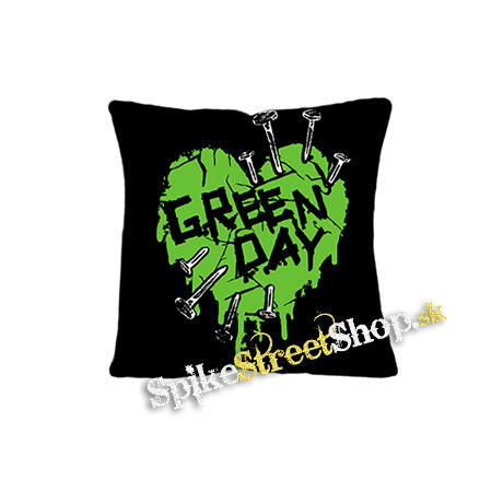 GREEN DAY - Green Heart - vankúš