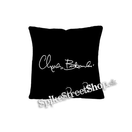 CHARLES BUKOWSKI - Logo Signature - vankúš