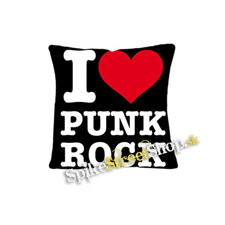 I LOVE PUNKROCK - vankúš
