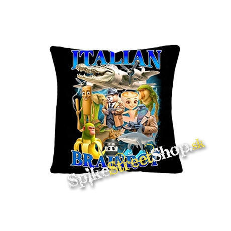 ITALIAN BRAINROT MEME - Family Poster MOTIVE 2 - vankúš