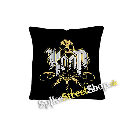 KORN - Logo Crest Bakersfield Gold - vankúš