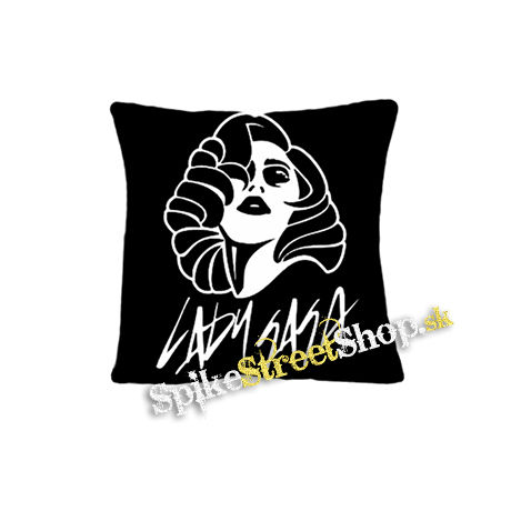 LADY GAGA - Logo & Portrait - vankúš