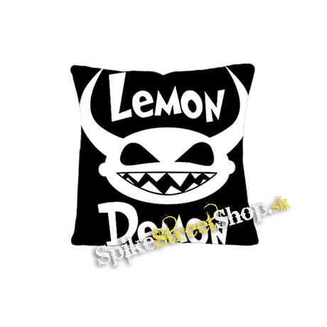 LEMON DEMON - Logo White - vankúš
