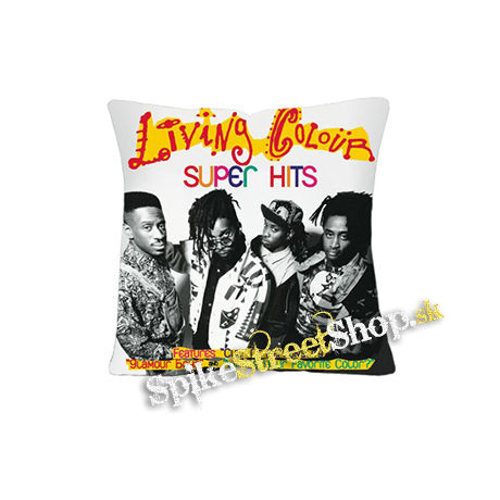 LIVING COLOUR - Super Hits Poster - vankúš