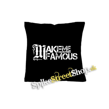 MAKE ME FAMOUS - Logo - vankúš