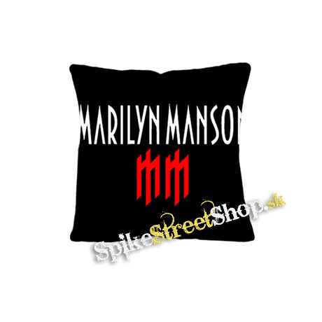 MARILYN MANSON - Logo Crest - vankúš