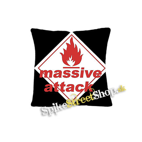 MASSIVE ATTACK - Logo Crest Symbol - vankúš