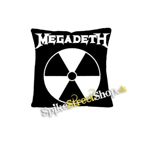 MEGADETH - Radioactivity Logo - vankúš