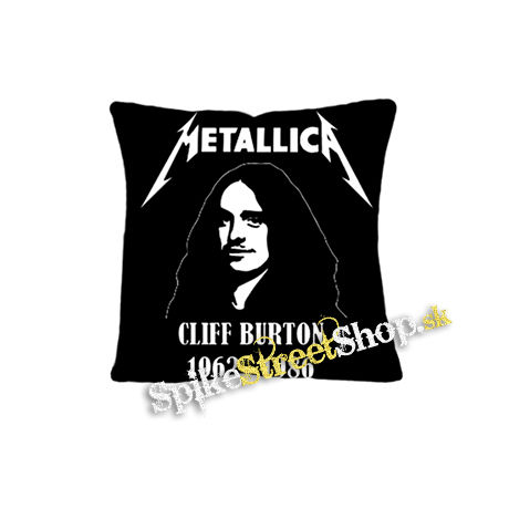 METALLICA - Cliff Burton 1962-1986 - vankúš