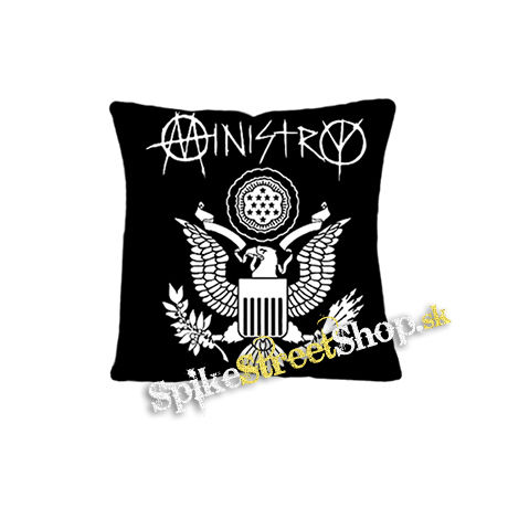 MINISTRY - Eagle Seal na ČIERNE - vankúš