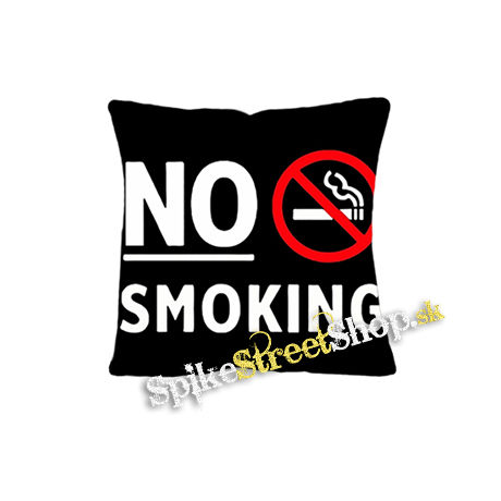 NO SMOKING - Slogan - vankúš