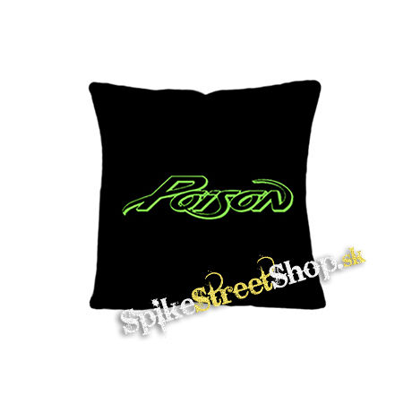 POISON - Logo Green - vankúš