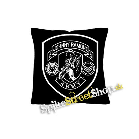 RAMONES - Johnny Ramone Army Logo - vankúš