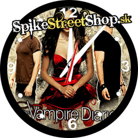 UPÍRSKE DENNÍKY - THE VAMPIRE DIARIES - Motív 1 - nástenné hodiny